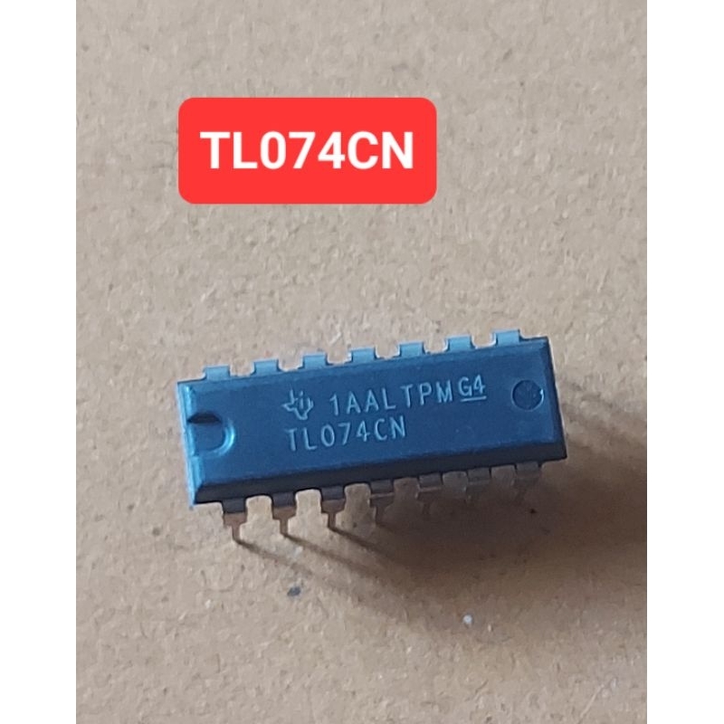 TL074CN Quad Op-Amp JFET Input,Unity Gain Bandwidth 3MHz(ของแท้)
