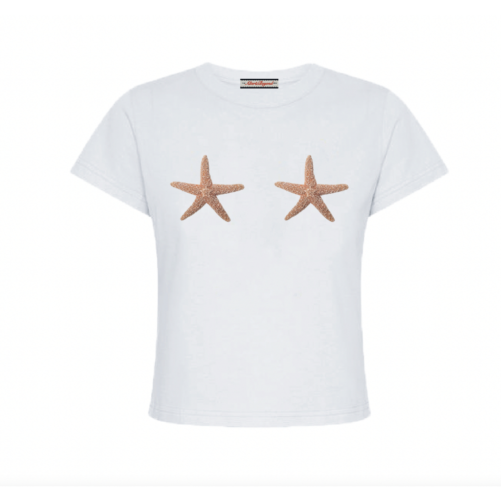 ALTER&BEYOND - Baby Tess เสื้อยืดผ้าดีทรงครอป