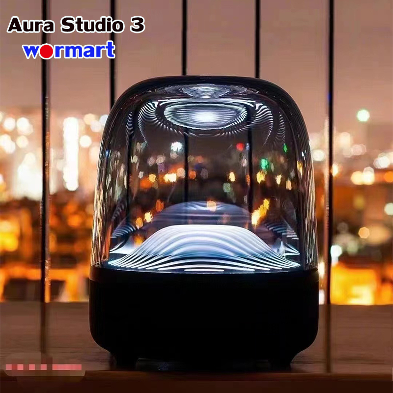ลำโพงบลูทูธ Aura Studio 3 เสียงดี เบสแน่น ไฟRGB ปรับได้ เต้นตามเพลง Bluetooth Wireless RGB Speaker