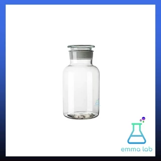 ขวดเก็บสารปากกว้าง จุกแก้ว สีใส สีชา Reagent Bottle - Wide Neck อุปกรณ์วิทยาศาสตร์