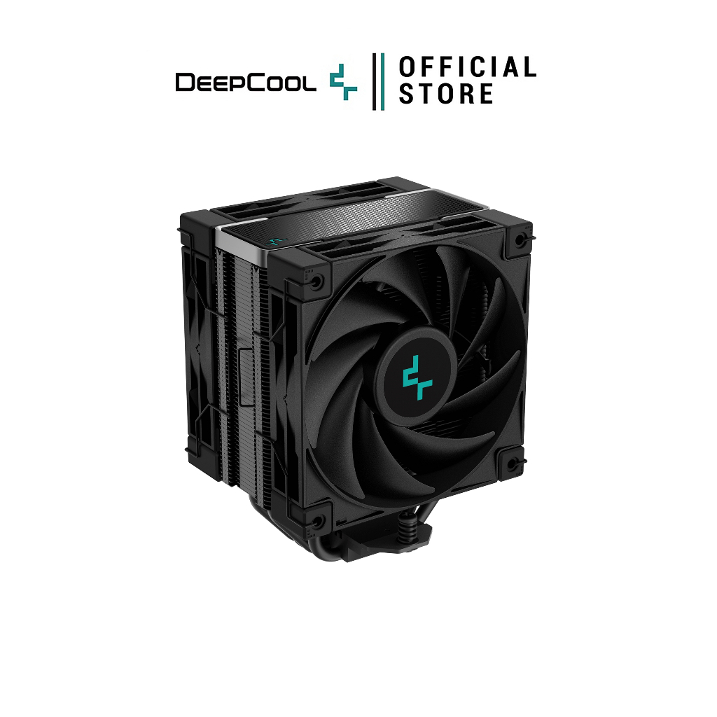 DEEPCOOL - CPU COOLER AK400 ZERO DARK PLUS พัดลมระบายความร้อนCPU รับประกัน 3 ปี