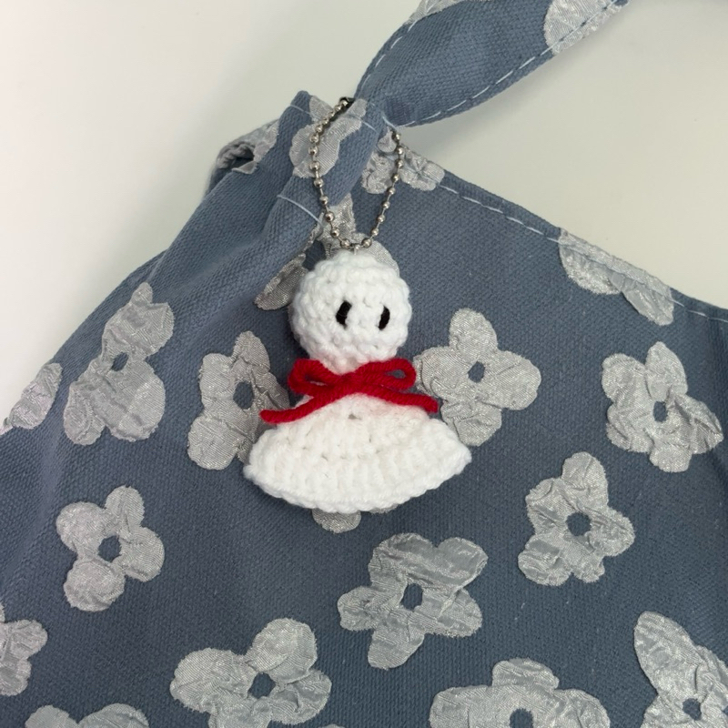 TERU TERU BOZU KEYCHAIN พวงกุญแจตุ๊กตาไล่ฝนไหมพรม