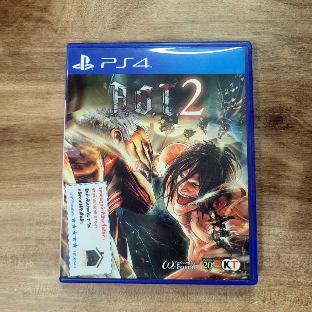 [มือ 2] แผ่นเกม PS4 เกม Attack on Titan 2 - A.O.T.2 แผ่นสวย Eng