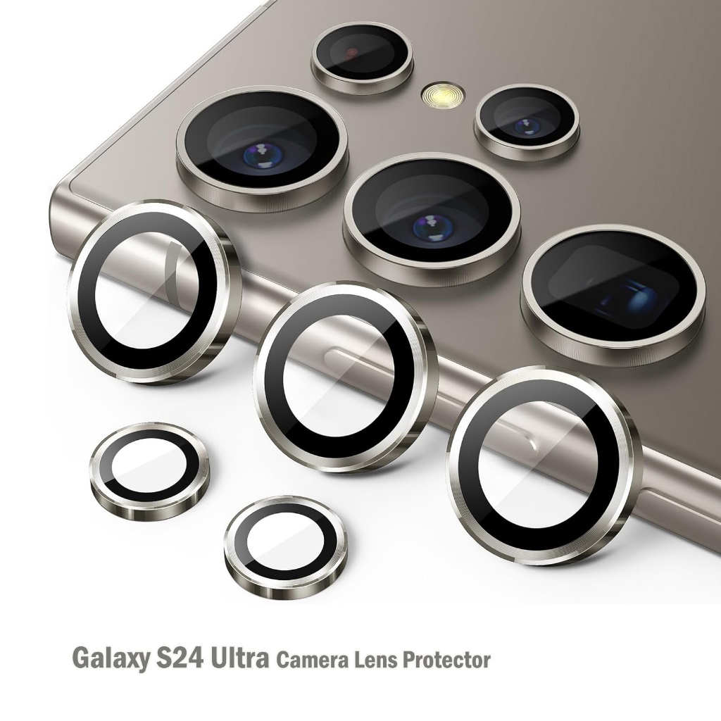 กันรอยเลนส์กล้อง Samsung S24 Ultra / S24Ultra กันรอยกล้อง ที่ครอบเลนส์ แหวนกันเลนส์กล้อง Aluminum Camera Lens Protector
