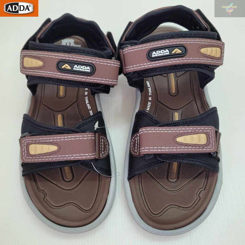 ADDA รองเท้ารัดส้นลำลอง สำหรับผู้ชาย รุ่น 2N36-M1,2N36-M2 สีน้ำตาล SIZE 7-11