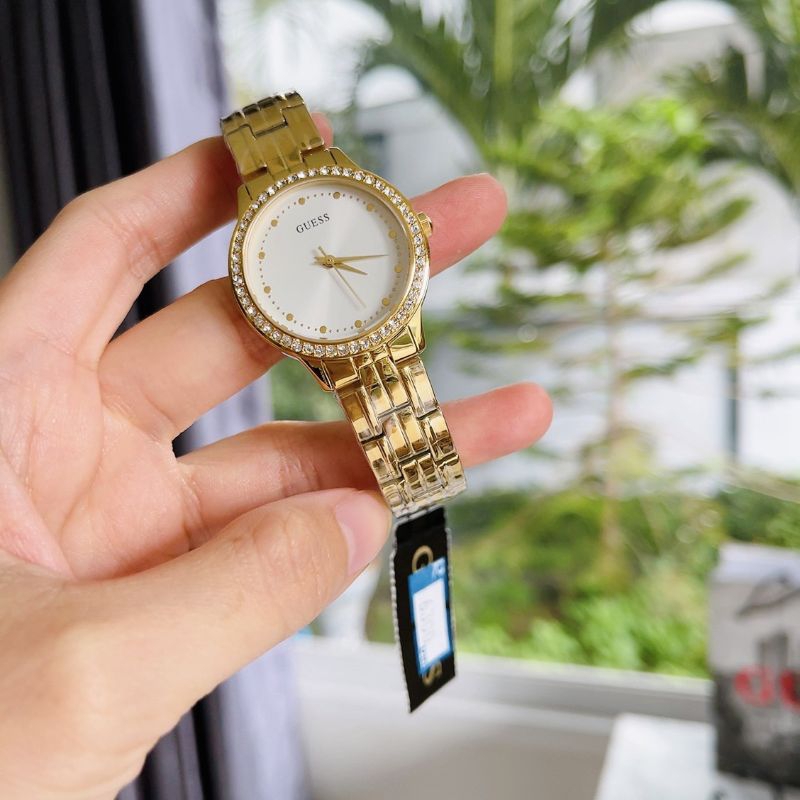 🌻นาฬิกา Guess W1209L2 CHELSEA GOLD