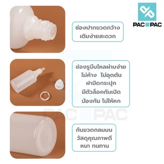 PACPAC WG1 ขวดบีบหยด ฝาเกรียว 3/5/10/15/20/30/50/100ml