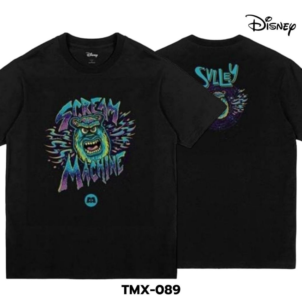 Power 7 Shop เสื้อยืดการ์ตูน เจมส์ พี. ซัลลิแวน (James P. Sullivan) ลิขสิทธิ์แท้ DISNEY  (TMX-089)