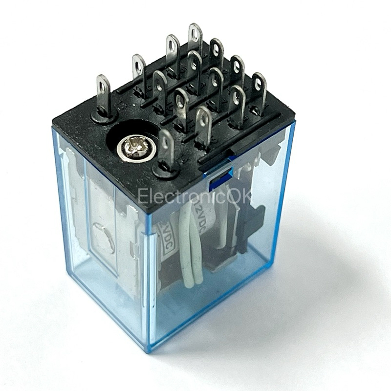 รีเลย์ MY4J MY4N 12VDC 24VDC 220VAC 14PIN พร้อมซ็อกเก็ต รูปที่ 4