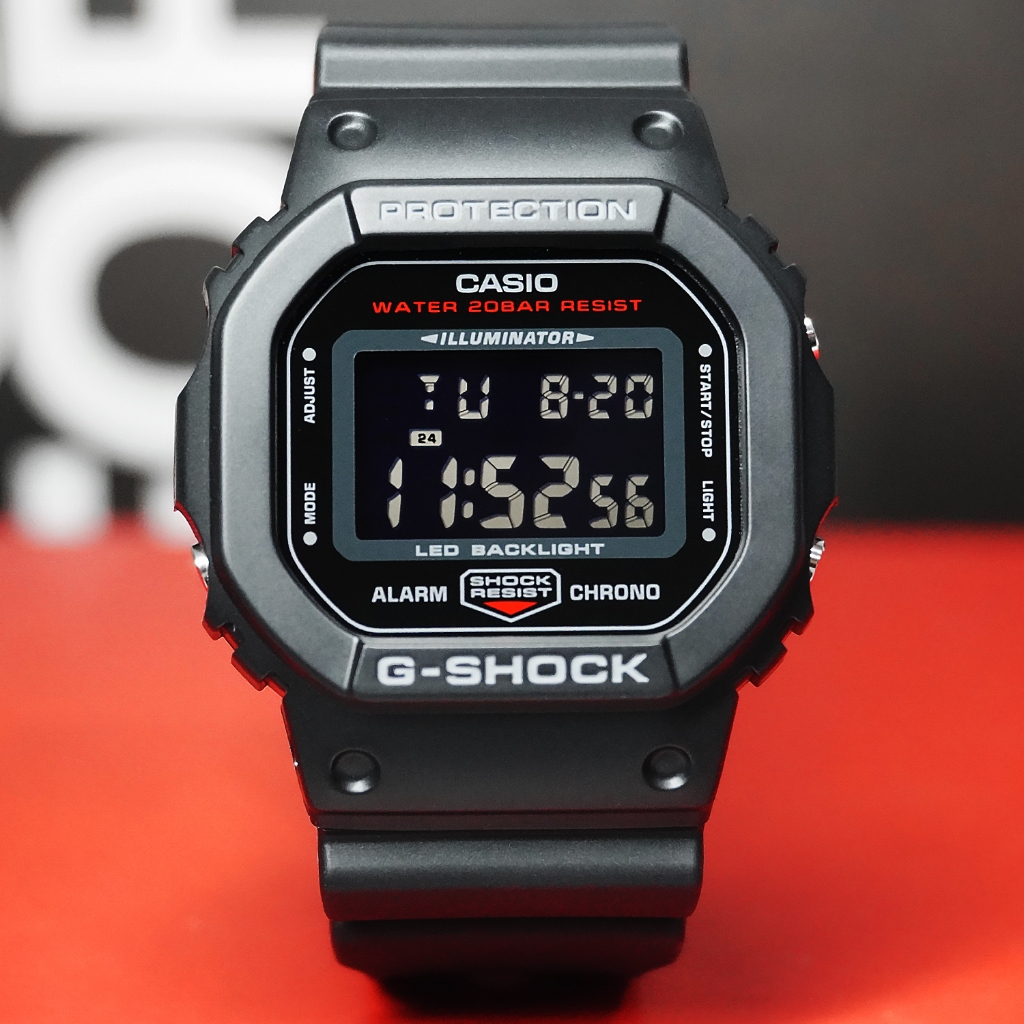 Casio G-Shock นาฬิกาข้อมือผู้ชาย สายเรซิ่น รุ่น DW-5600,DW-5600UBB-1, DW-5600UE-1,  DW-5600UHR-1