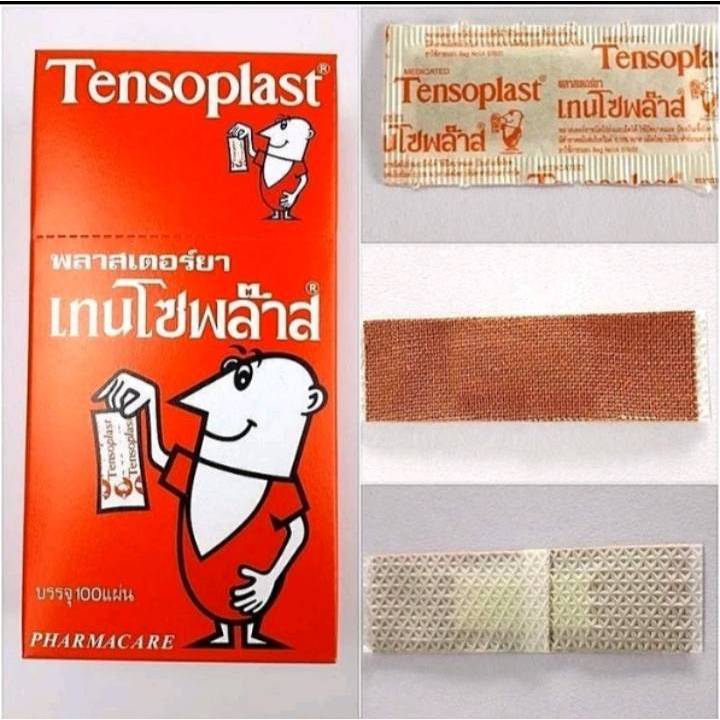 เทนโซพลาส พลาสเตอร์ติดแผล 1กล่อง มี100ชิ้น