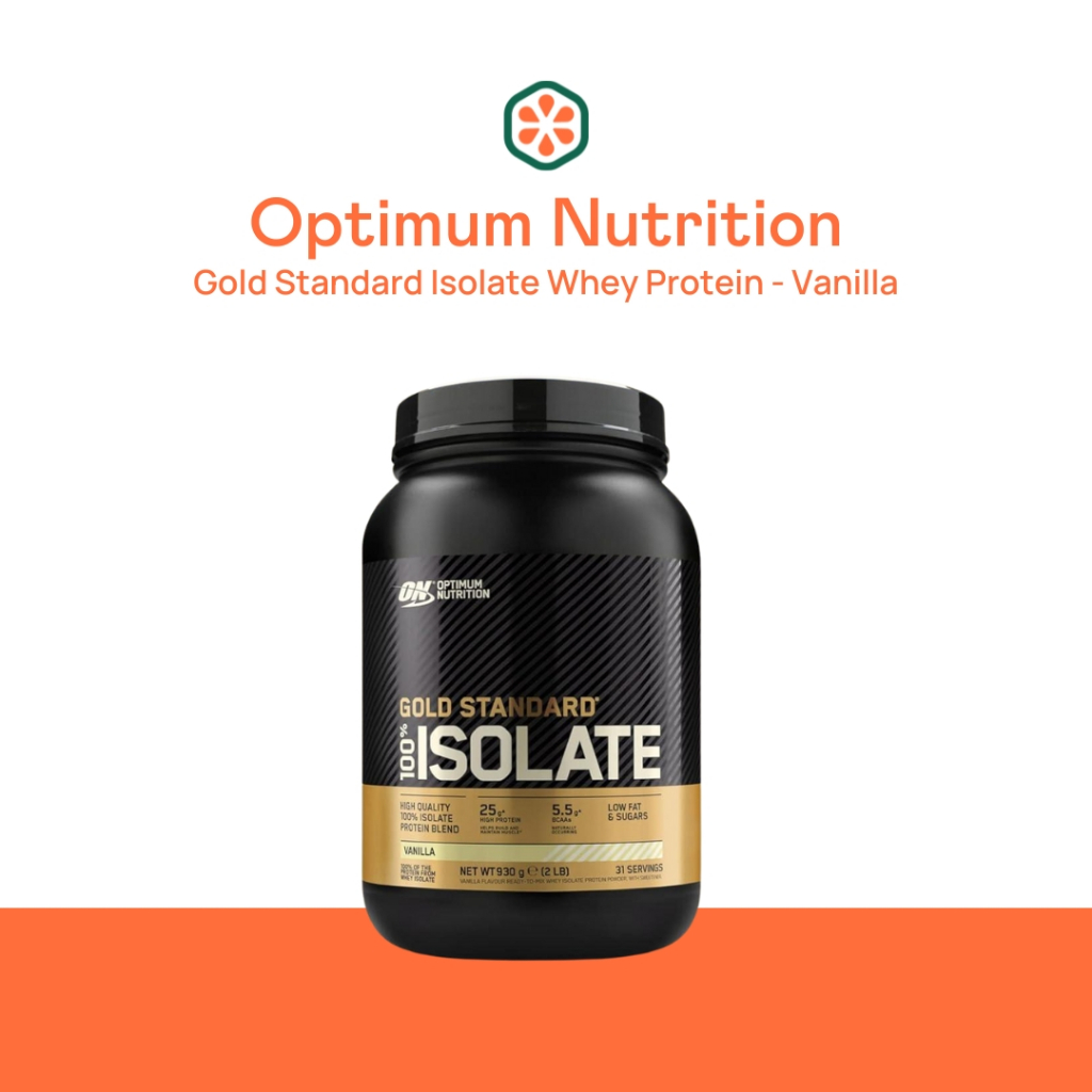 Optimum Nutrition Gold Standard Isolate Whey Protein 1.58 Lbs Vanilla l เวย์ โปรตีน รสลานิลลา