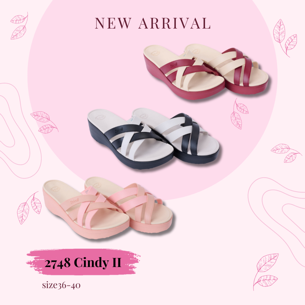 Scholl รองเท้าสกอลล์ รุ่น Cindy II 2748 รองเท้าแตะผู้หญิง รองเท้าเพื่อสุขภาพ นวัตกรรม General Comfort