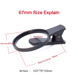 คลิปหนีบมือถือ สำหรับใส่ฟิวเตอร์เลนส์ Clip holder filter lens for mobile