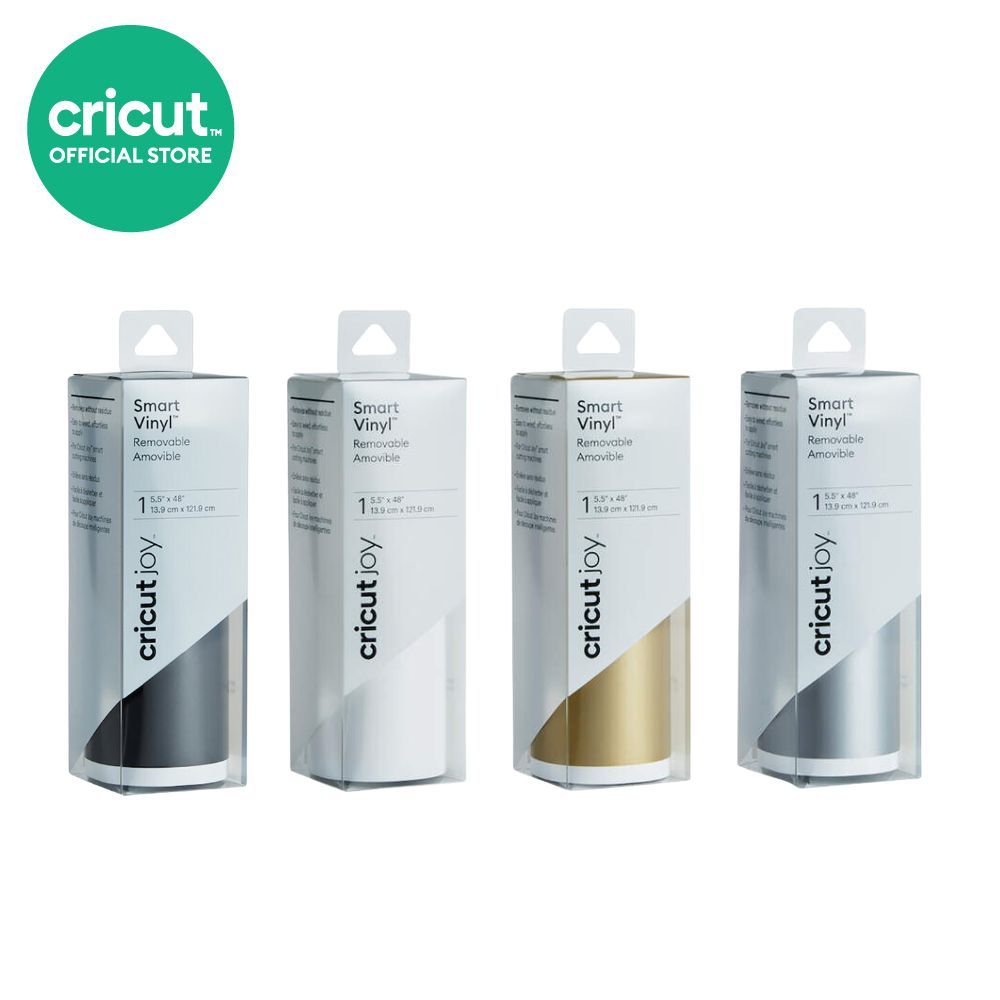 Cricut Joy Smart Vinyl Removable สำหรับเครื่องตัดรุ่น Cricut Joy ขนาด 5.5x48 นิ้ว