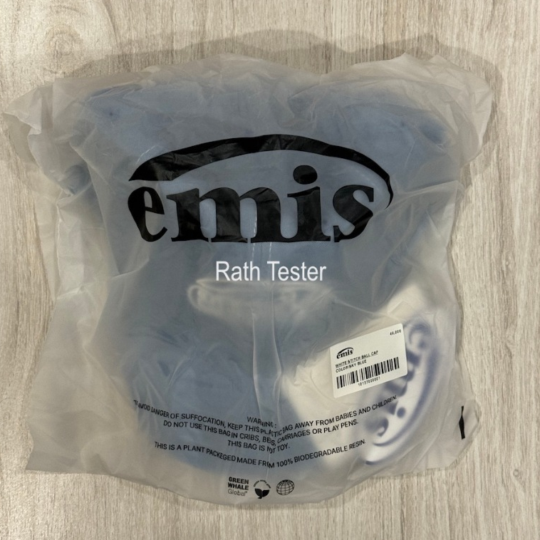 รุ่นใหม่ หมวก Emis White Stitch Ball Cap สี Sky Blue ของแท้ 100% พร้อมส่ง