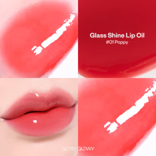 [EXP 07/27] GLORYGLOWY GLASS SHINE LIP OIL 9G (รุ่นแปรงหัวใหญ่) - ลิปออยล์เนื้อบางเบา