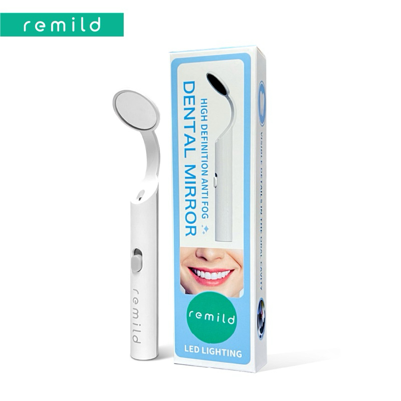 กระจกส่องฟัน Remild LED mouth mirror box set พร้อมอะไหล่ กระจกตรวจฟันมีไฟ ตรวจฟันง่ายๆด้วยตนเอง ใช้ได้ทั้งเด็กและผู้ใหญ่ - รูปที่ 2