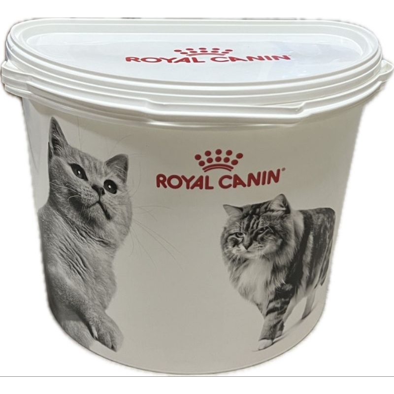 ถังใส่อาหาร ลายแมว Royal Canin จุได้ 2 กก. ของแท้