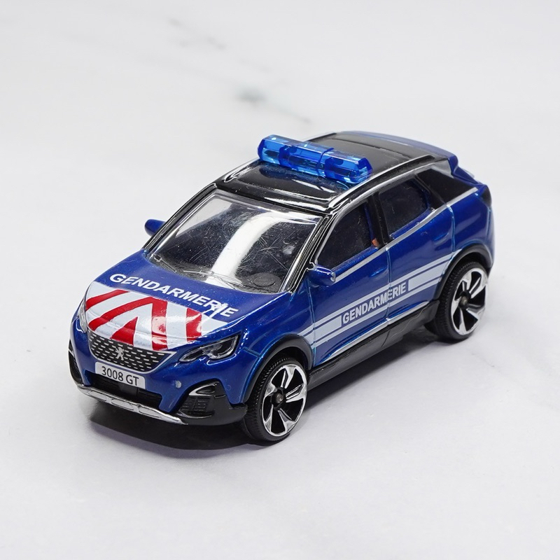 โมเดลรถเหล็ก มาจอเร็ตต์ Majorette Peugeot 3008 GT ลายตำรวจ International Police สีน้ำเงิน