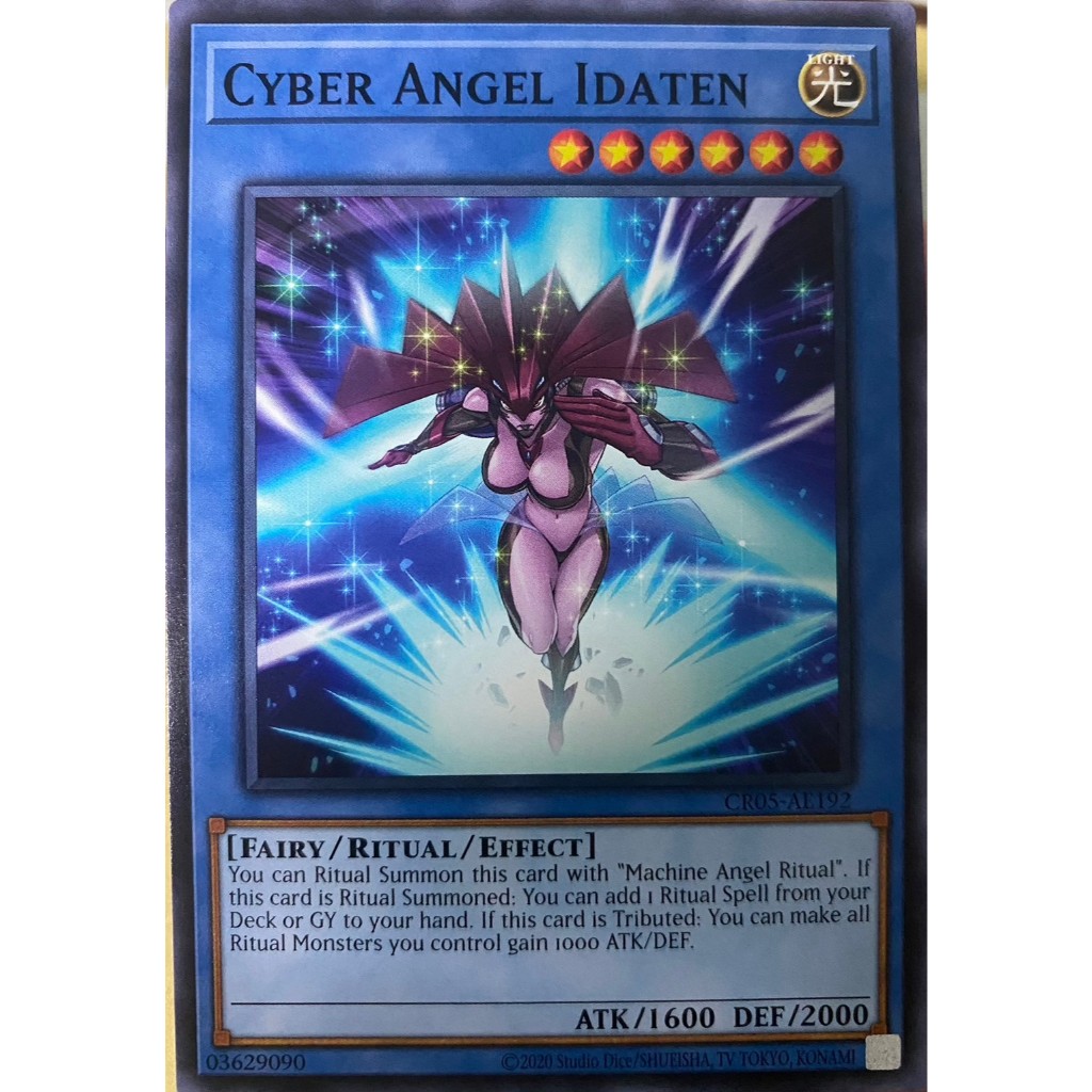 Yugioh Asia-Eng [CR05-AE192] Cyber Angel Idaten (Common) การ์ดยูกิแท้ถูกลิขสิทธิ์