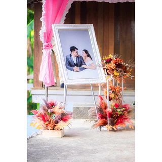 พุ่มดอกเลาตกแต่งตั้งพื้น 99 บาท - Flowers ฐานนวมดอกกว้าง35-40ซมสูง40ซม.