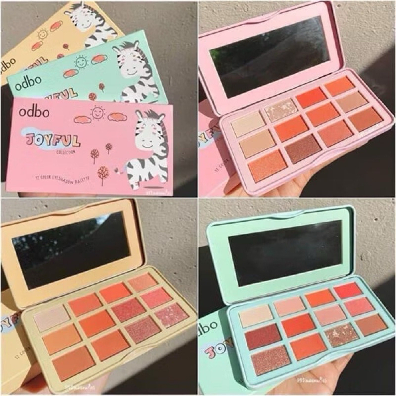 OD298 โอดีบีโอ จอยฟูล คอลเลคชั่น 12 คัลเลอร์ อายแชโดว์ พาเลท