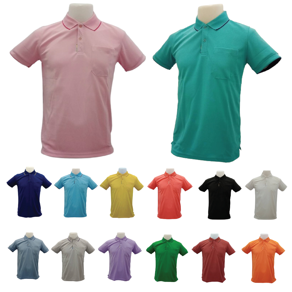 Bcs sport (บีซีเอส สปอร์ต) เสื้อโปโล BCS SPORT รหัส P004M เสื้อโปโลชาย มี 14 สี ขนาด ไซส์ S - 4L