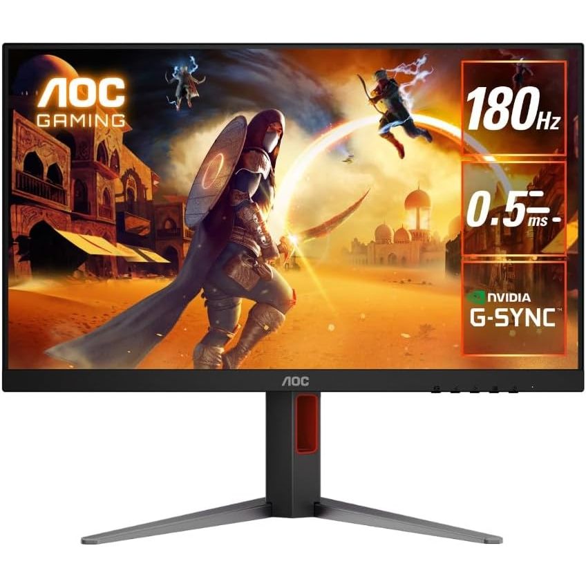 AOC Q27G4F Ultra-Fast IPS Gaming Monitor, QHD 2560 X 1440 180Hz, 0.5ms MBR Sync, SNIPER SCOPE, SUPER