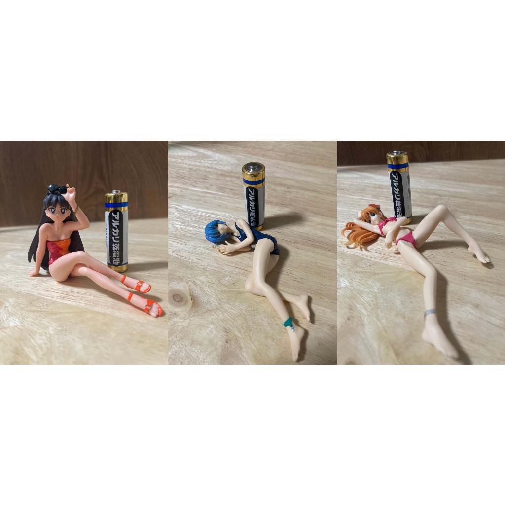 [ของแท้] Bandai HGIF Beachside -​ Evangelion Asuka Langley Ayanami Rei Aero Figure