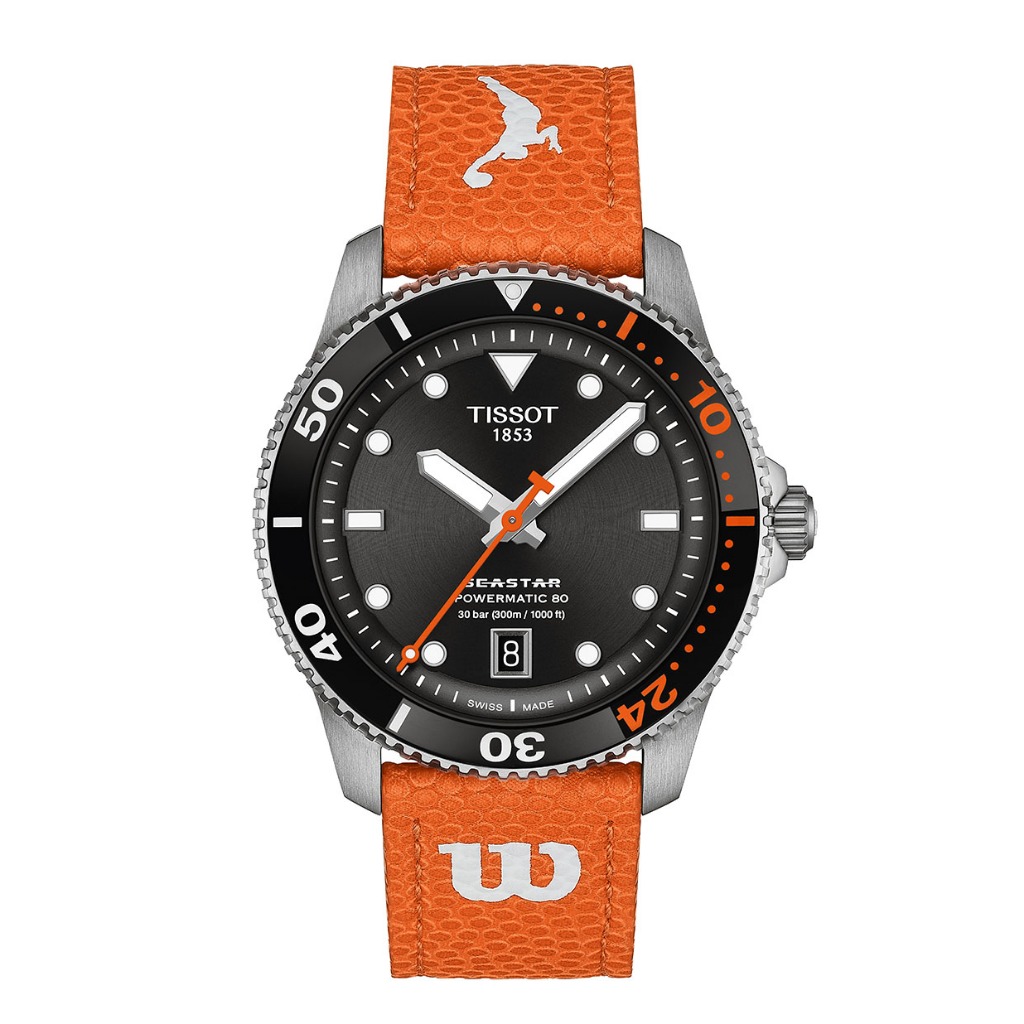 Tissot Seastar Wilson WNBA ทิสโซต์ ซีสตาร์ สีดำ T1208071705100 นาฬิกาผู้ชายผู้หญิง