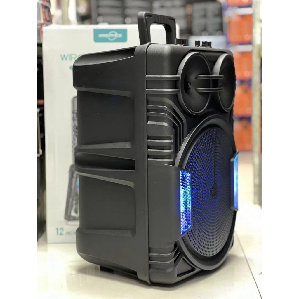 ลำโพงบลูทูธ รุ่น GTS-2069 ดอก12นิ้ว แถมไมค์ลอย/ไมค์สาย/รีโมท รองรับAUX TF USB ปรับเบสและแอคโค่ได้ สินค้าพร้อมส่ง จาก กทม - รูปที่ 6