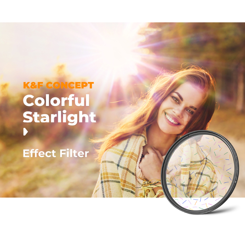 K&F Nano-B Filter Colorful Streak Starlight Dreamy Creative Special Effects