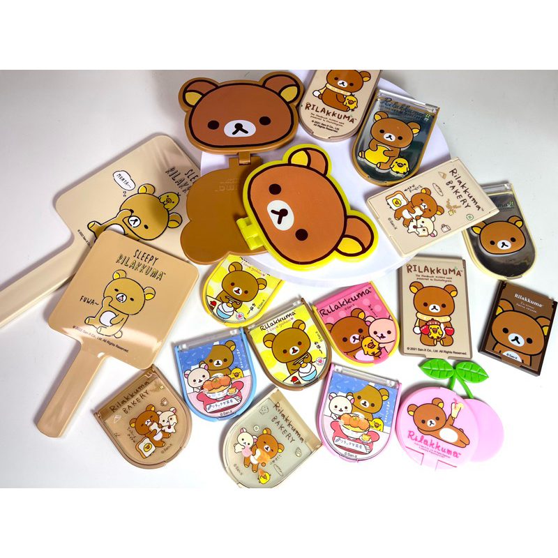 Rilakkuma กระจกถือ กระจกพับ