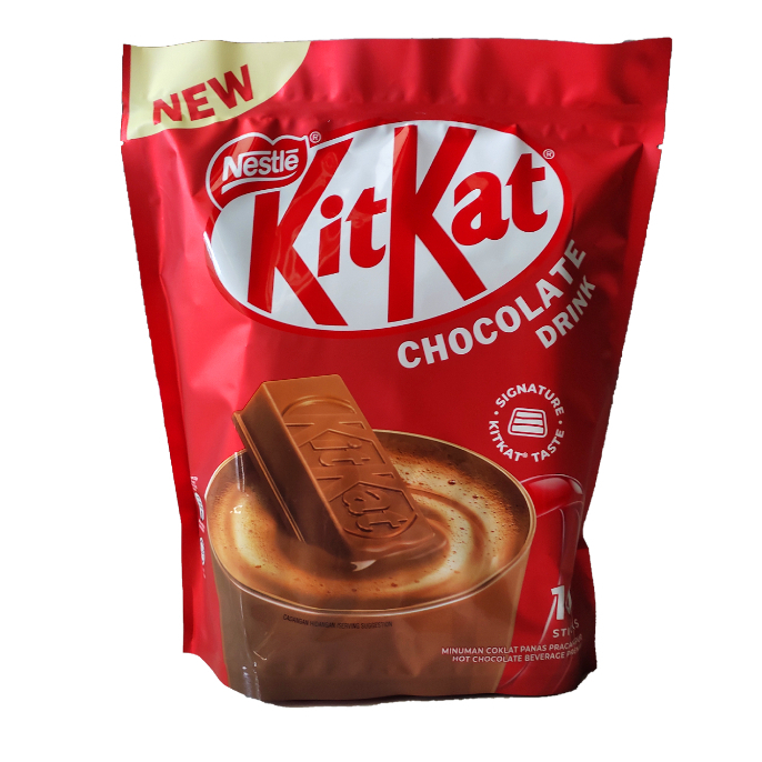 เครื่องดื่มช็อกโกแลตคิทแคท KitKat Chocolate Drink 1 ถุง มี 10 ซอง 330 กรัม EXP.31/07/26