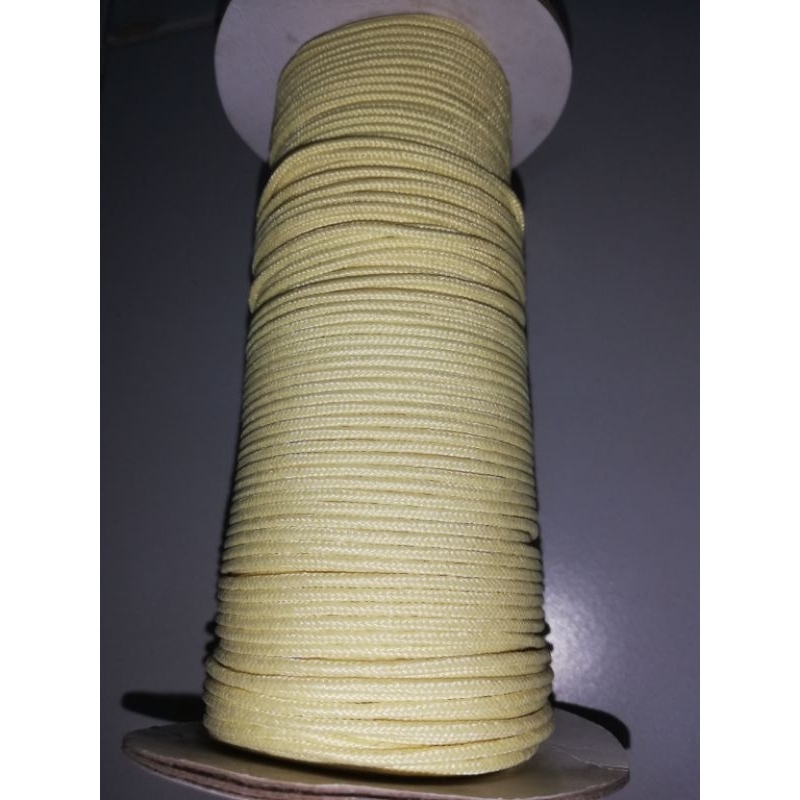Kevlar rope เชือกถักเฟล่าร์ สายเคฟล่า ผูกเบ็ดจิ๊ก สายถัก 18 ยาว 2 เมตร แบบสอดใส้ ทนการเสียดสี  fishing ตกปลา
