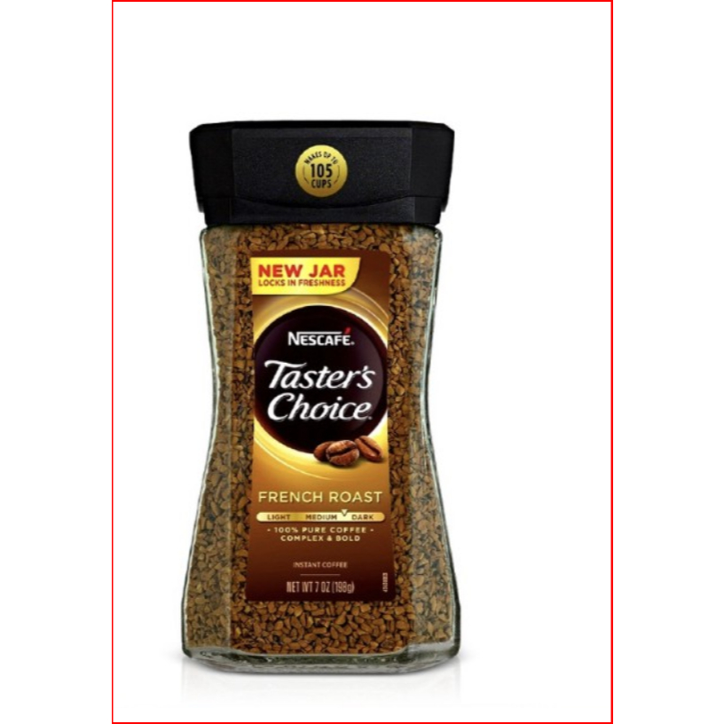 Nescafe Taster's Choice French Roast Coffee เนสกาแฟ เทสเตอร์ ชอยส์ เฟรนช์ โรสท์ คอฟฟี่ กาแฟสำเร็จจรู