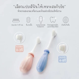 KU.KU Duckbill Kids Toothbrush แปรงสีฟันขนนุ่มพิเศษสำหรับเด็กตั้งแต่อายุ 0-8 ปี