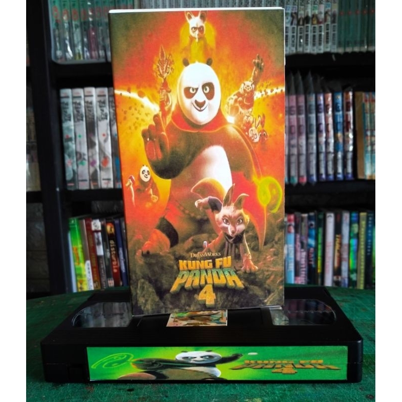 ม้วนวีดีโอVHSเสียงไทยเรื่อง Kung Fu Panda 4 (2024)