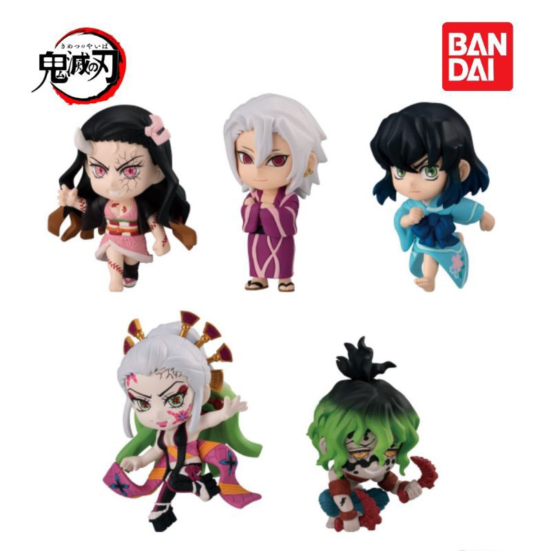Bandai Adverge Motion 4 Demon Slayer Kimetsu no Yaiba Figure ดาบพิฆาตอสูร Nezuko Inosuke Uzui Daki G