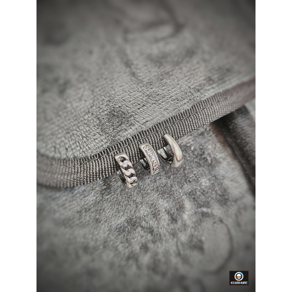 ต่างหูคลิบหนีบแบบห่วง ไม่ต้องเจาะหู