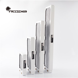 หม้อน้ำทองแดง สีขาว 240mm / 360mm ชุดน้ำเปิด สำหรับพัดลม siz…