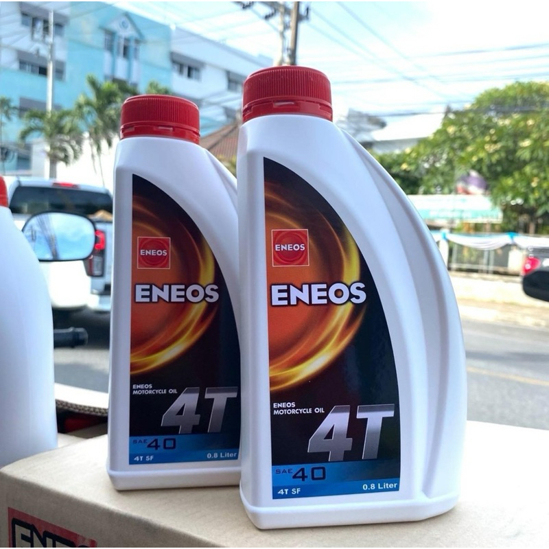 จัดโปร!! น้ำมันเครื่อง Eneos เอเนออส 4T SAE40 ขนาด 0.8 ลิตร สำหรับรถมอเตอร์ไซค์ 4 จังหวะ