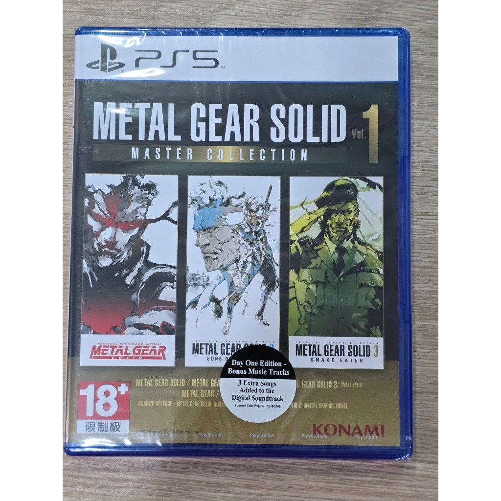 Ps5 Metal Gear Solid 1 Master Collection มือ1 Z3(Asia) พร้อมของแถม พร้อมส่ง