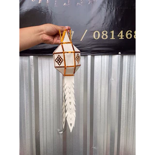 โคมผ้าจิ๋วขนาด4นิ้ว โคมผ้าโทเรจิ๋วสีสวยๆ โคมล้านนา