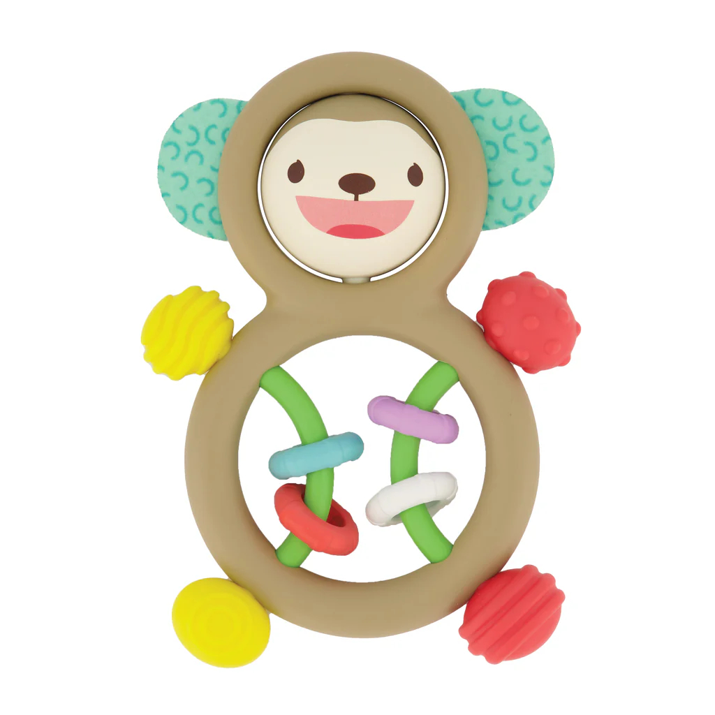 Infantino : Busy Lil' Sensory Rattle - ยางกัดลิง