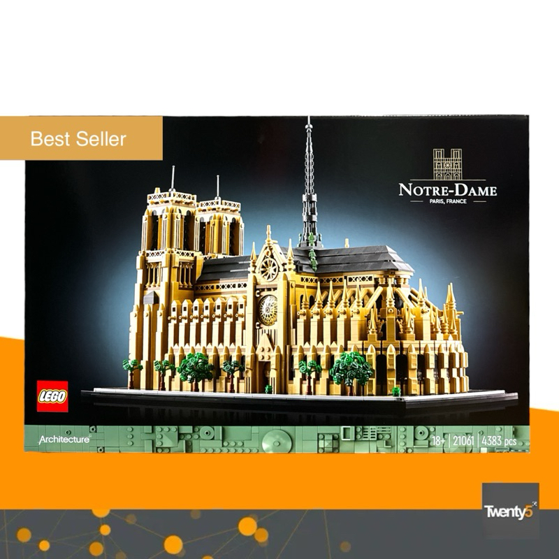 (พร้อมส่ง รับส่วนลด 1000 บาท) Lego 21061 Notre-Dame de Paris เลโก้ของใหม่ ของแท้ 100%