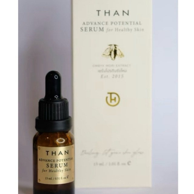 แอดวานซ์ เซรั่ม 15 ml. THAN Advance potential Serum เซรั่มโปรตีนรังไหม เซรั่มหน้าเงา