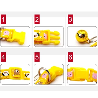 ยกแผง 12ชิ้น ปลอกคอสัตว์เลี้ยง แมว สุนัข ปลอกคอแฟชั่น ปลอกคอกระดิ่ง Pet Collars มีลายให้เลือกเยอะ