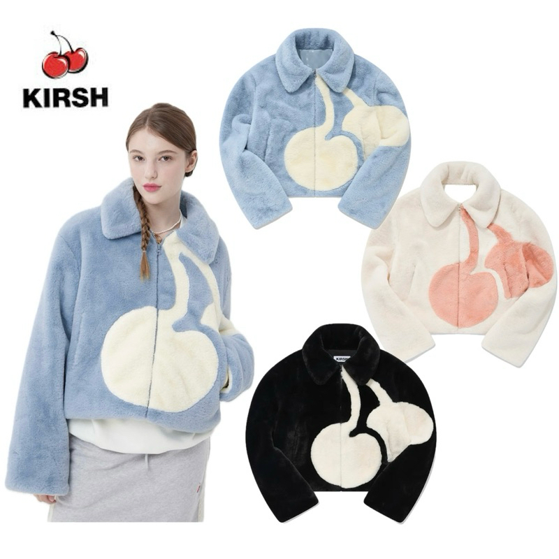 ⭐️พรีออเดอร์⭐️ Kirsh Big cherry 🍒 boa fur jumper